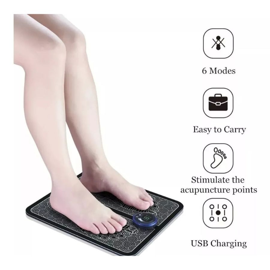 Foto 5 | Masajeador De Pies Eléctrico Para Relajación Muscular Cuadrada - Venta Internacional.