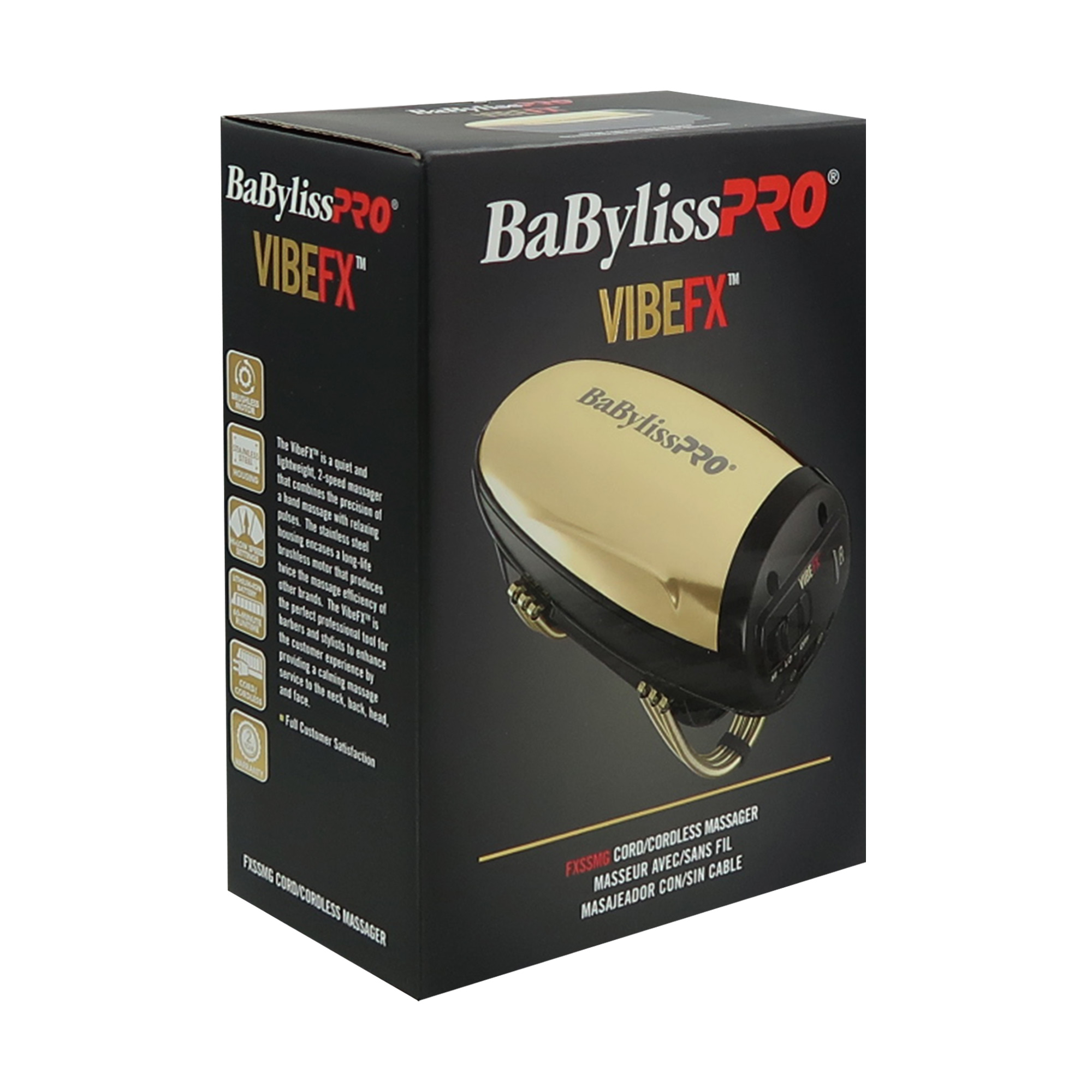 Foto 7 pulgar | Masajeador Inalámbrico Shaver + Babyliss Pro Fxone Goldfx - Venta Internacional.