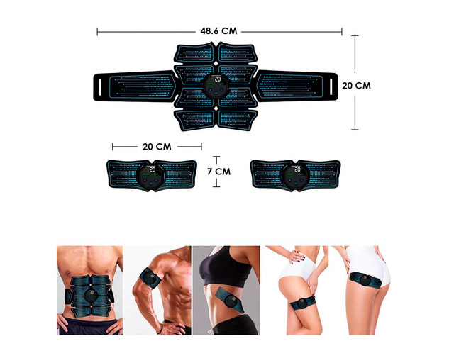 Foto 4 pulgar | Electroestimulador Muscular Abdominal De Pierna Brazo Cuerpo