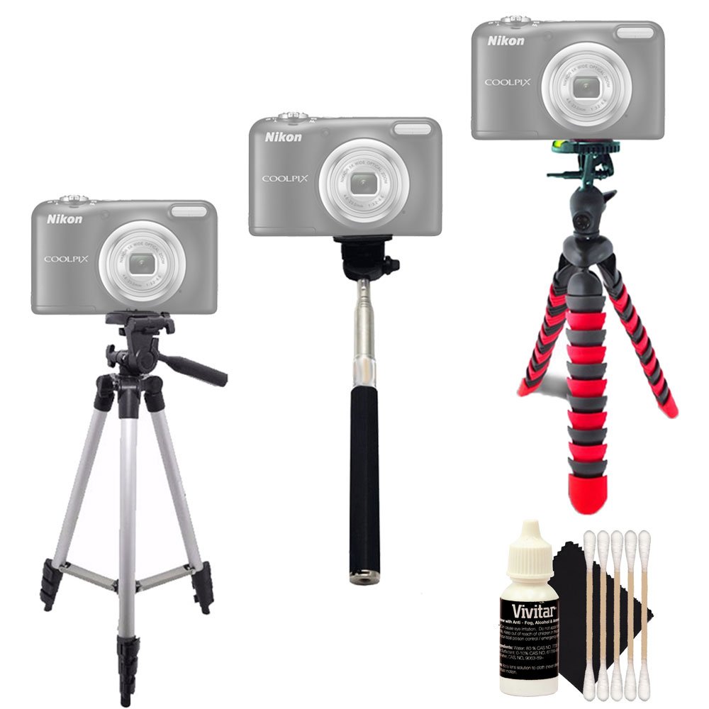 Foto 2 pulgar | Juego De Trípode Tall + Flexible + Monopod + Kit De Limpieza De 3 Piezas - Venta Internacional.