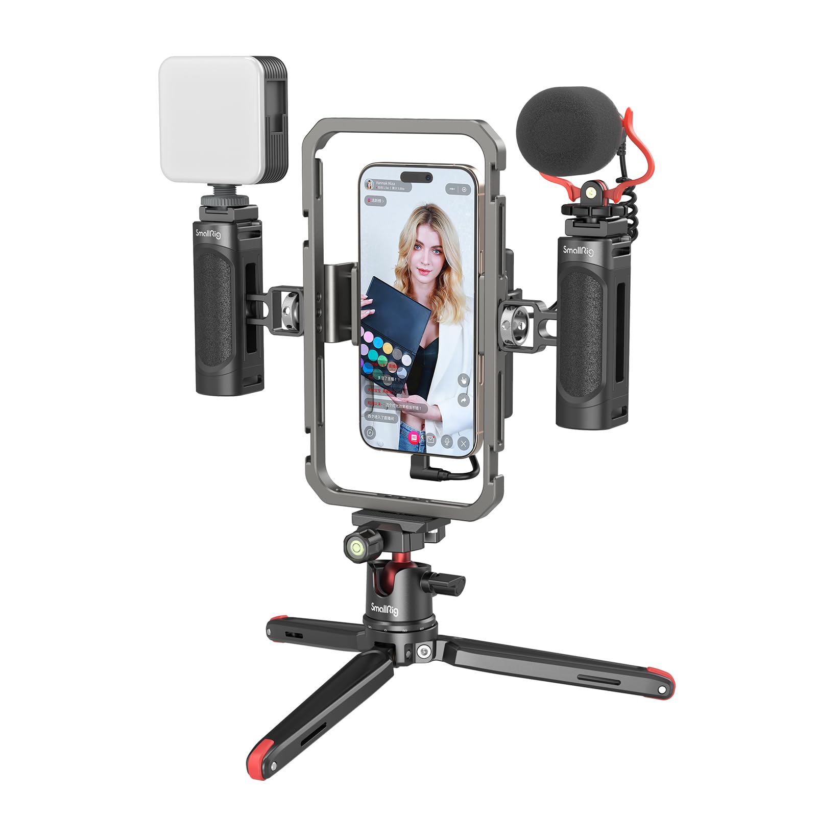 Foto 2 pulgar | Kit De Soporte De Vídeo Para Teléfono Smallrig Universal Para Iphone Y Cámaras - Venta Internacional.