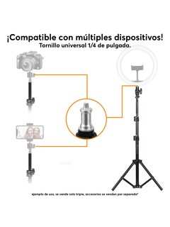 Foto 4 | Tripie 2 Metros Archy Universal Aluminio Tornillo 1/4'' Para Multiples Dispositivos