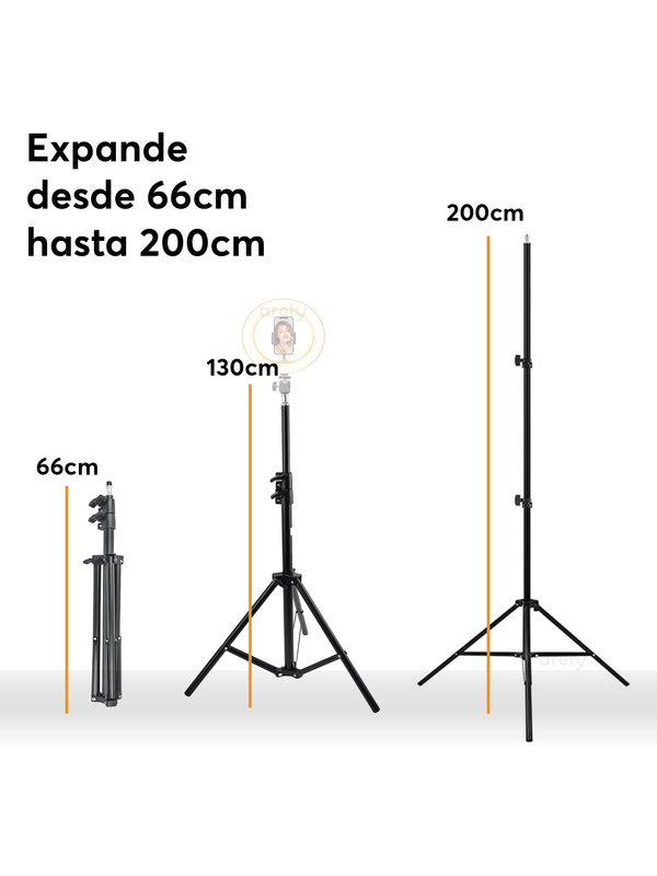 Foto 5 | Tripie 2 Metros Archy Universal Aluminio Tornillo 1/4'' Para Multiples Dispositivos