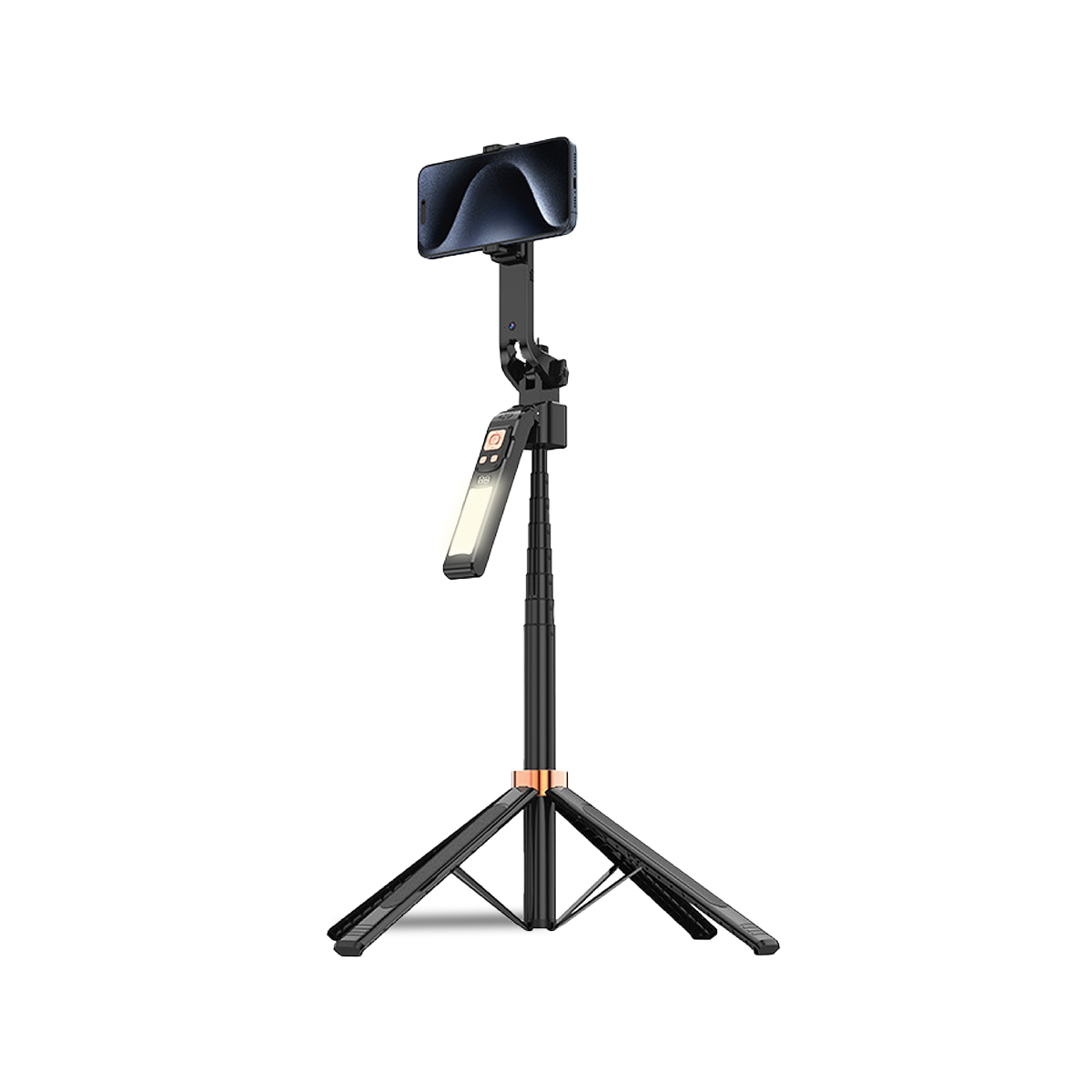 Foto 1 | Selfie Stick Tripié Sensor De Movimiento 1.8m Luz Recargable