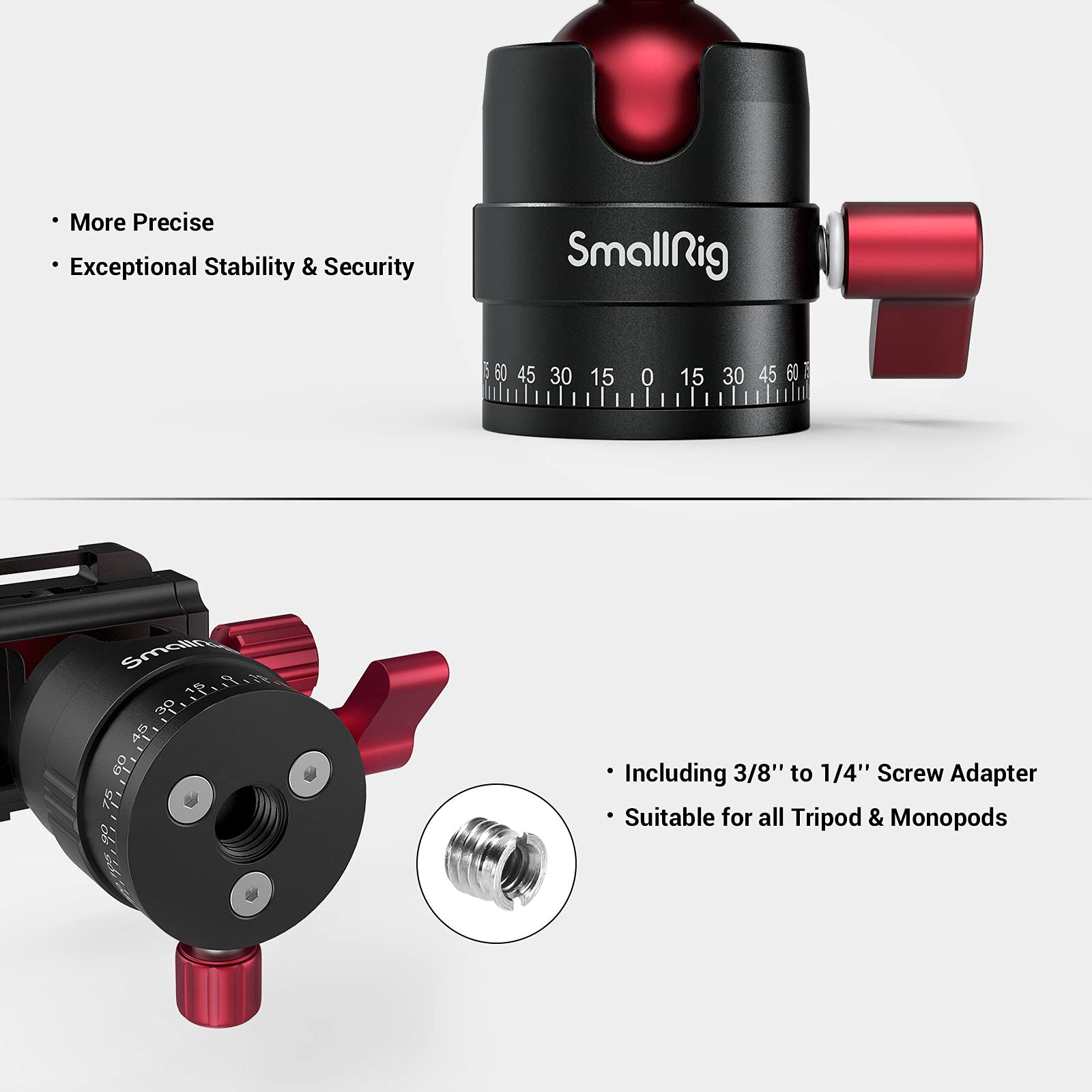 Foto 6 pulgar | Trípode Con Cabeza Esférica Smallrig 3034, Carga De 5 Kg/11 Libras Para Cámara Réflex Digital - Venta Internacional.
