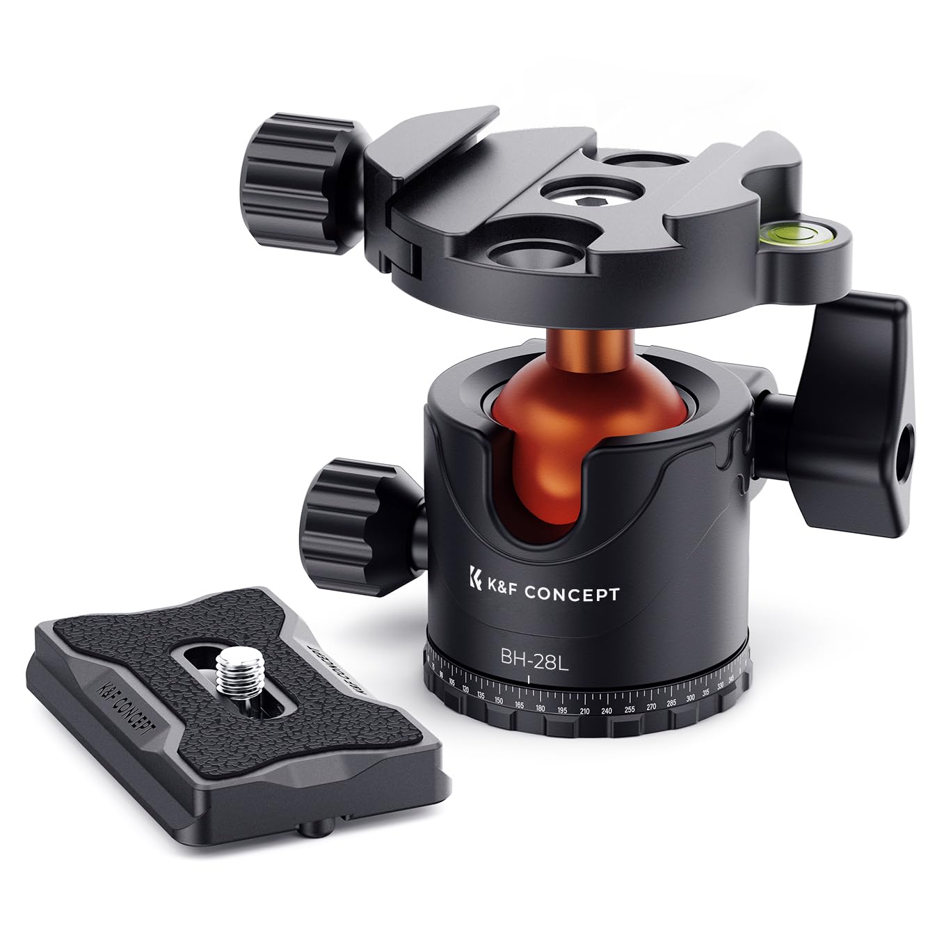 Trípode K&f Concept Professional De 28 Mm Con Cabeza Esférica De Metal Que Gira 360 Grados, Panorámi - Venta Inter