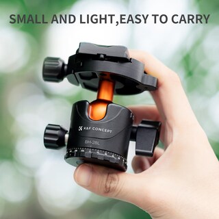 Foto 5 | Trípode K&f Concept Professional De 28 Mm Con Cabeza Esférica De Metal Que Gira 360 Grados, Panorámi - Venta Inter