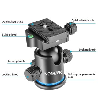 Foto 4 | Trípode Con Cabeza Esférica Neewer, 36 Mm, Panorámica, 360°, Metal Azul - Venta Internacional.