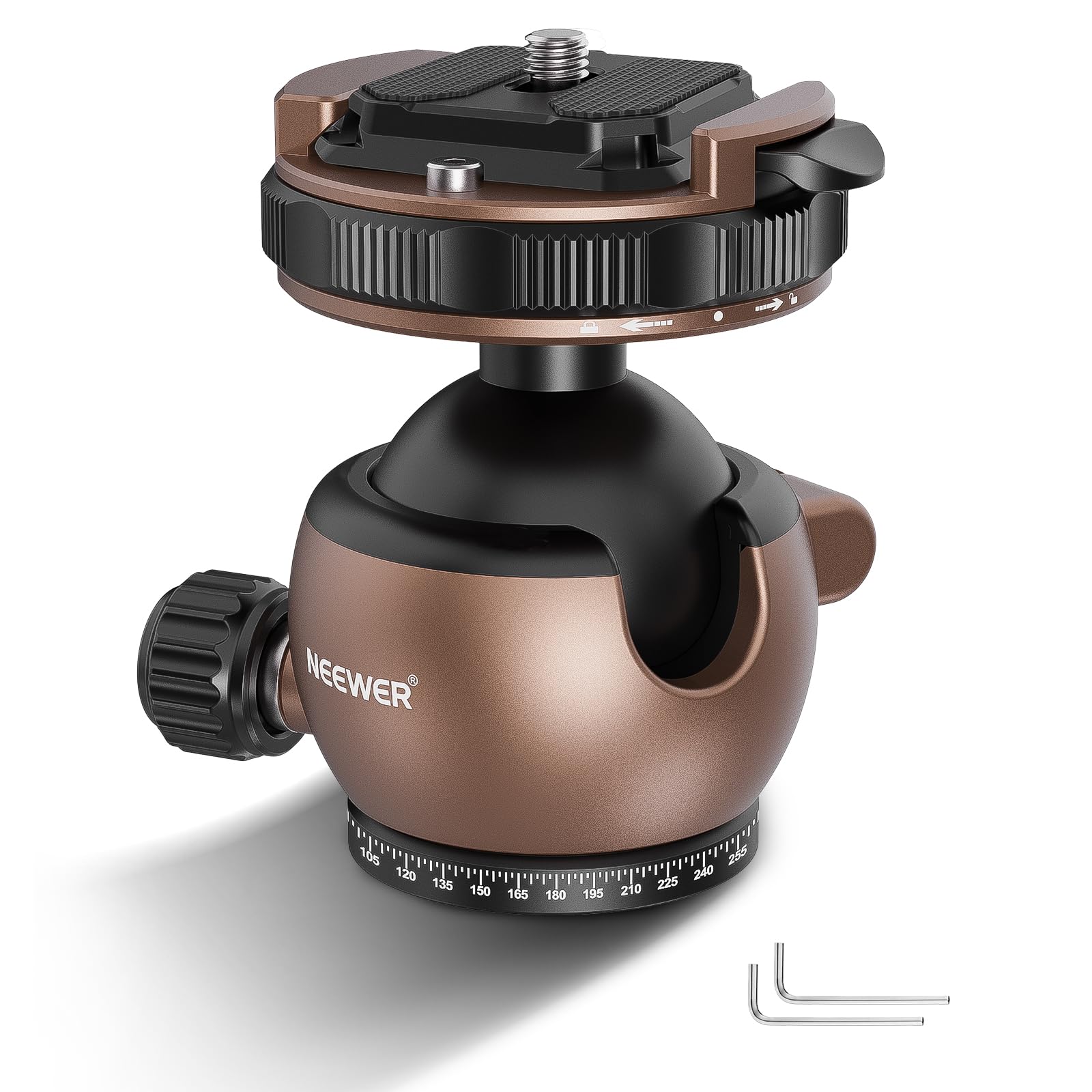 Adaptador de Montaje con Cabezal Esférico para Trípode Neewer Gm32- Venta Internacional