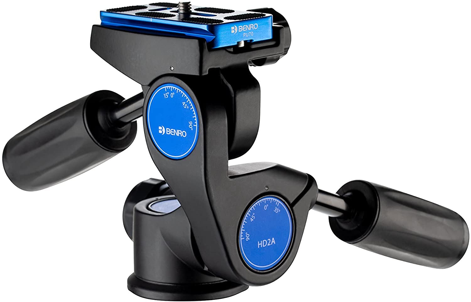 Cabezal De Trípode Benro Hd2a, Cabezal Panorámico De 3 Vías Con Placa Qr - Venta Internacional.