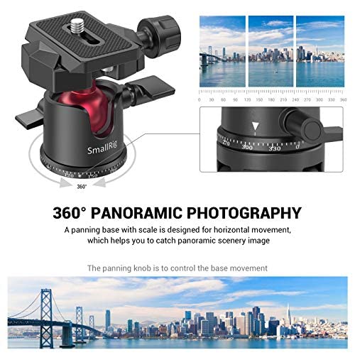 Foto 3 pulgar | Trípode Con Cabeza Esférica Smallrig Panoramic Con Tornillo 1/4 De Rosca 3/8 - Venta Internacional.