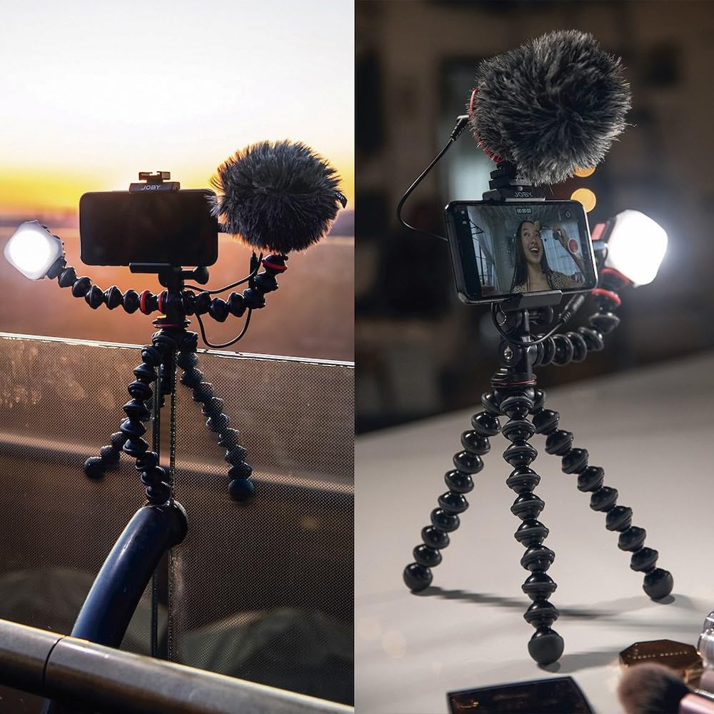 Foto 8 pulgar | Kit De Vlogs Joby Gorillapod Mobile Con Micrófono Wavo Y Luz Beamo - Venta Internacional.
