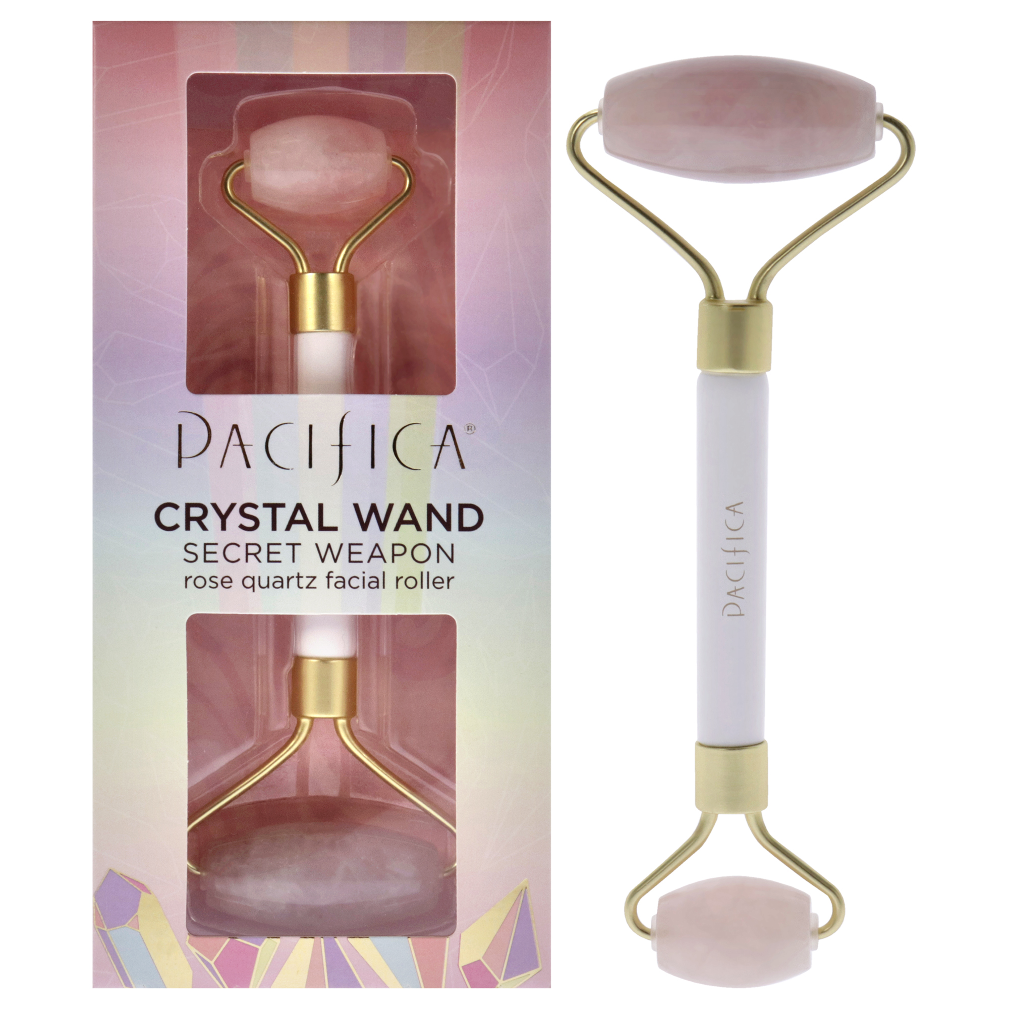 Foto 2 pulgar | Crystal Wand Rose Quartz Facial Roller Bobbi Brown Pink Colour