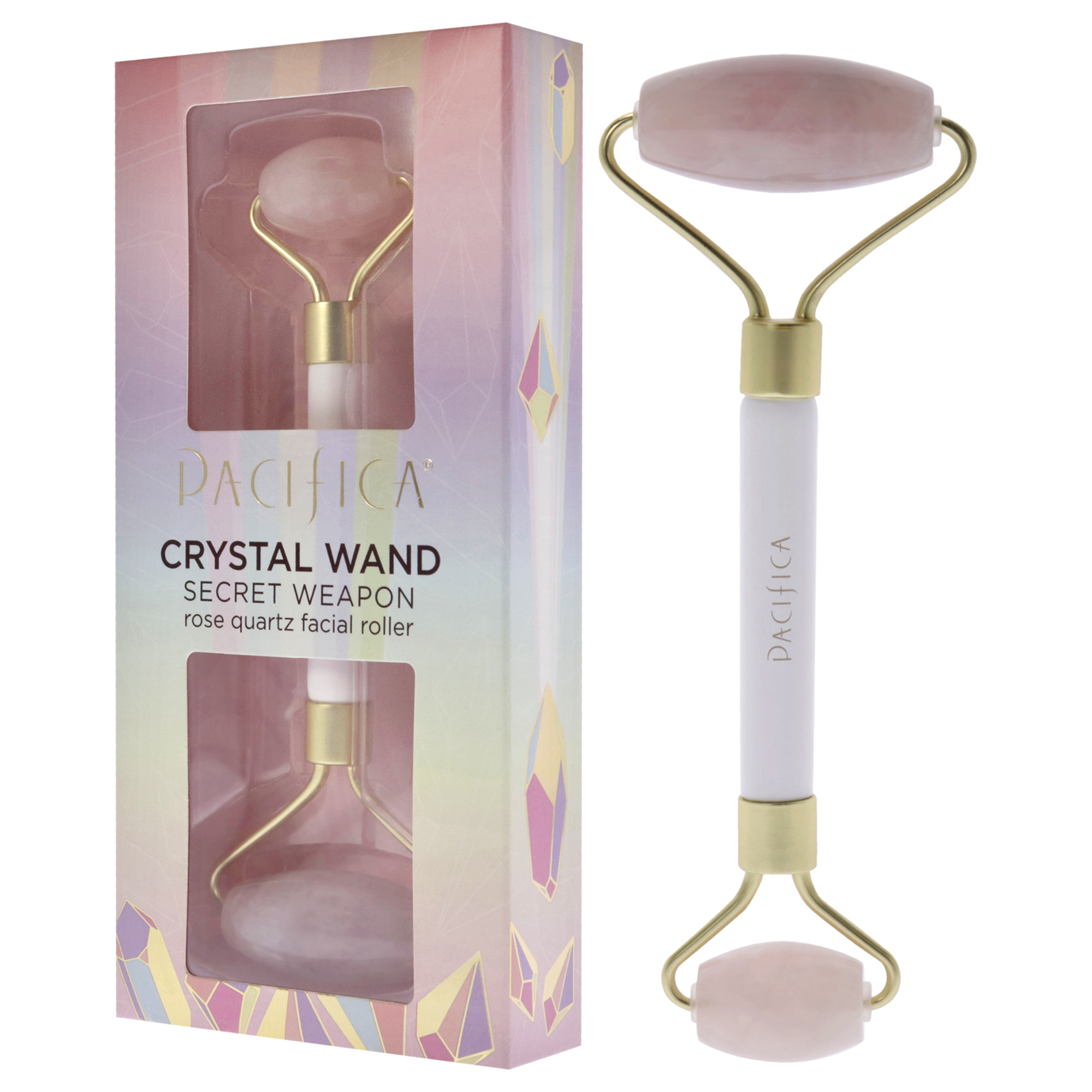 Foto 5 pulgar | Crystal Wand Rose Quartz Facial Roller Bobbi Brown Pink Colour