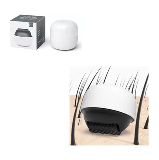 Foto 4 | Microagujas Dermaroller Hair Roller Barba Cabello 0.5mm 1200, Negro/blanco