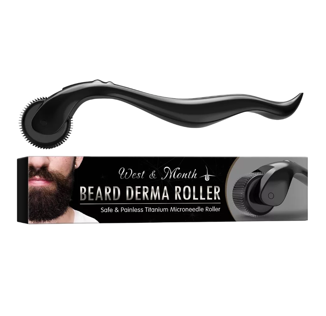 Foto 2 pulgar | Derma Roller 0.5 Mm Para Barba Y Facial Cabello Negro