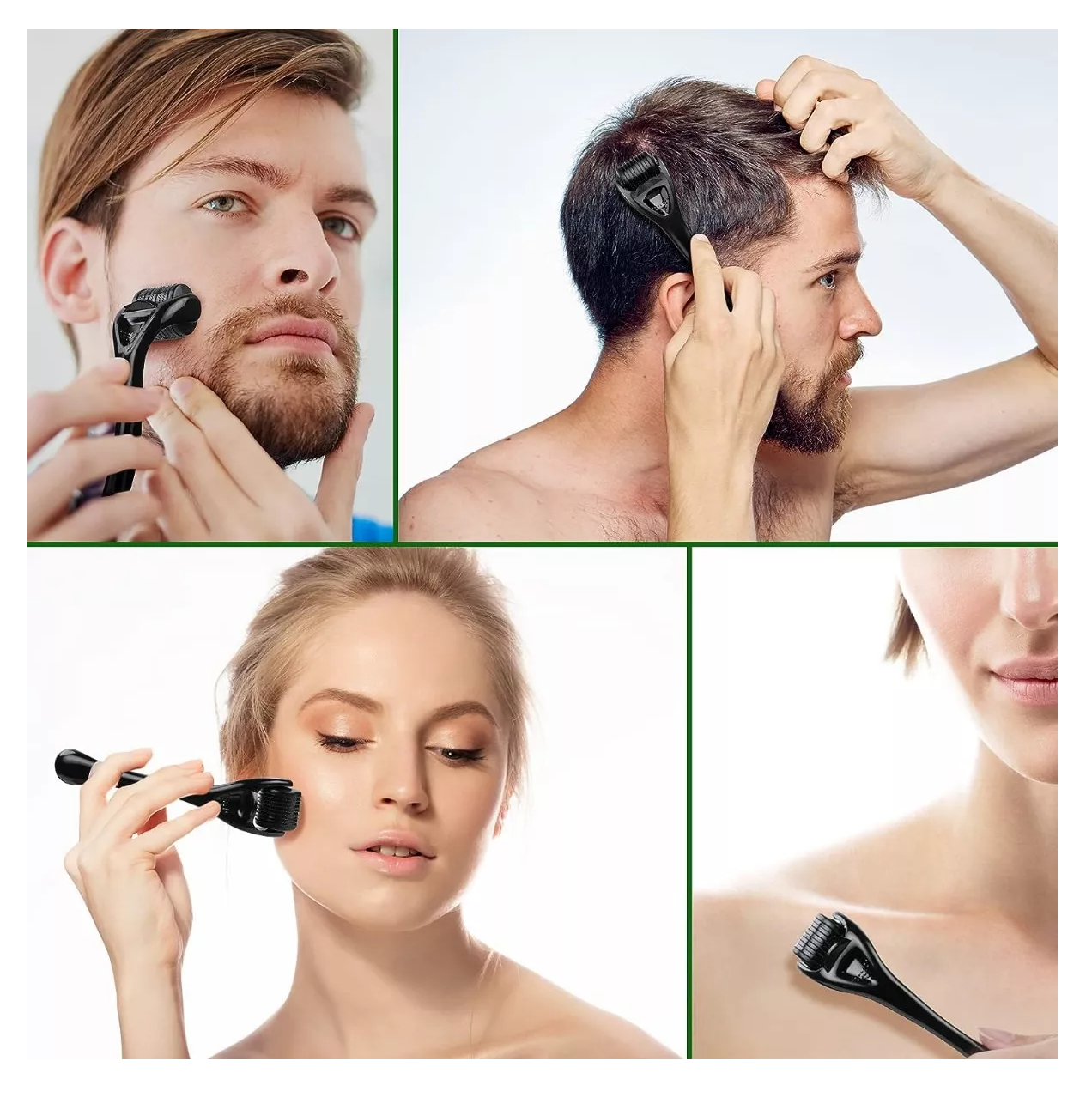 Foto 2 | Derma Roller 0.5 Mm Para Barba Y Facial Cabello Negro