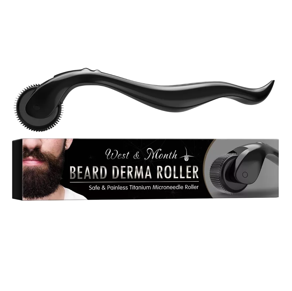 Foto 2 pulgar | Derma Roller 0.5 Mm Para Barba, Facial Y Cabello, Negro
