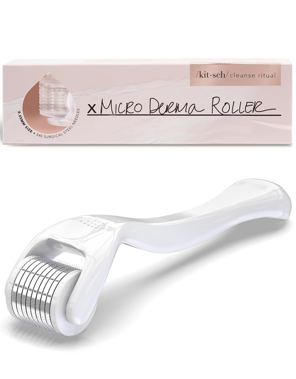 Derma Roller Kitsch Para Rostro Y Barba, Color Blanco - Venta Internacional.