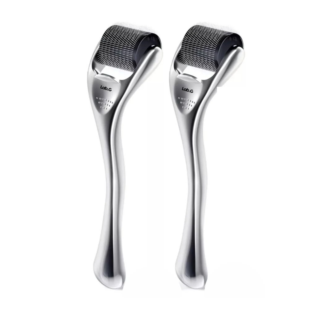 Foto 2 pulgar | 2 Dermaroller Facial Barba Titanio Skincare Rodillo Facial  Lab.g, Plata