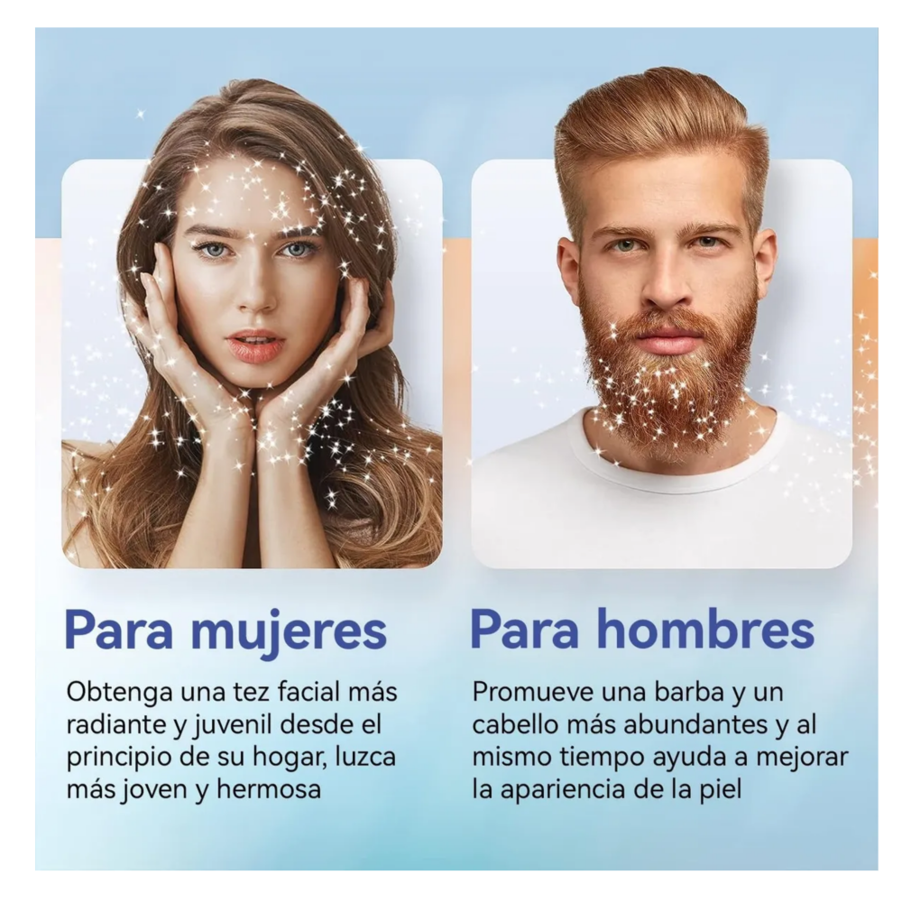 Foto 5 pulgar | 2 Dermaroller Facial Barba Titanio Skincare Rodillo Facial  Belug, Plata