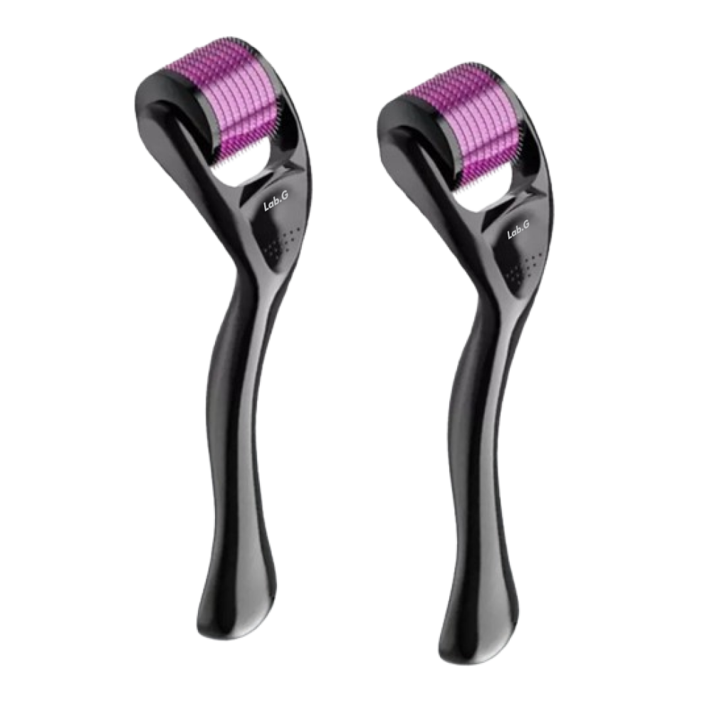 Foto 2 pulgar | 2pzs Dermaroller Facial Para Regenerador Colágeno 0.3+0.5mm Lab.g,  Negro Violeta