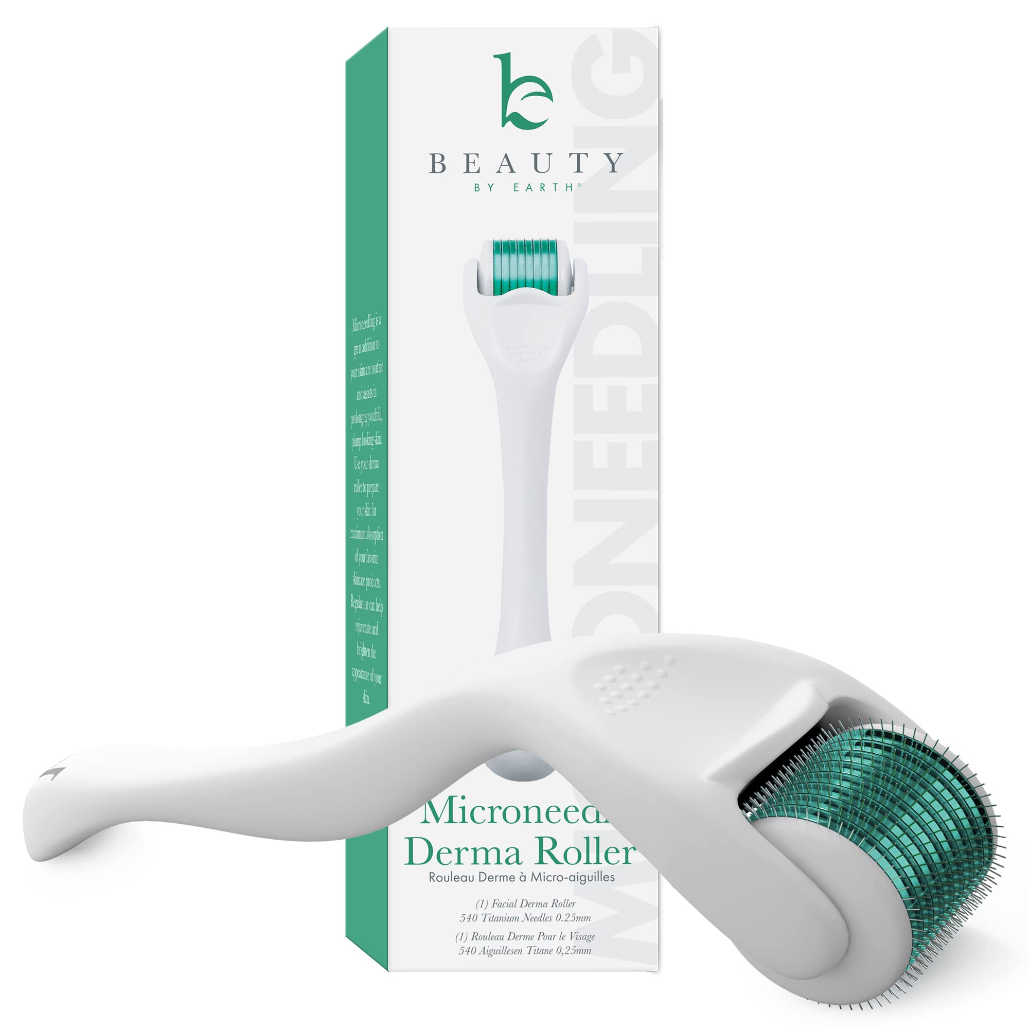 Rodillo De Microagujas Derma Roller De 0 25 Mm De Titanio Para Rostro - Venta Internacional.