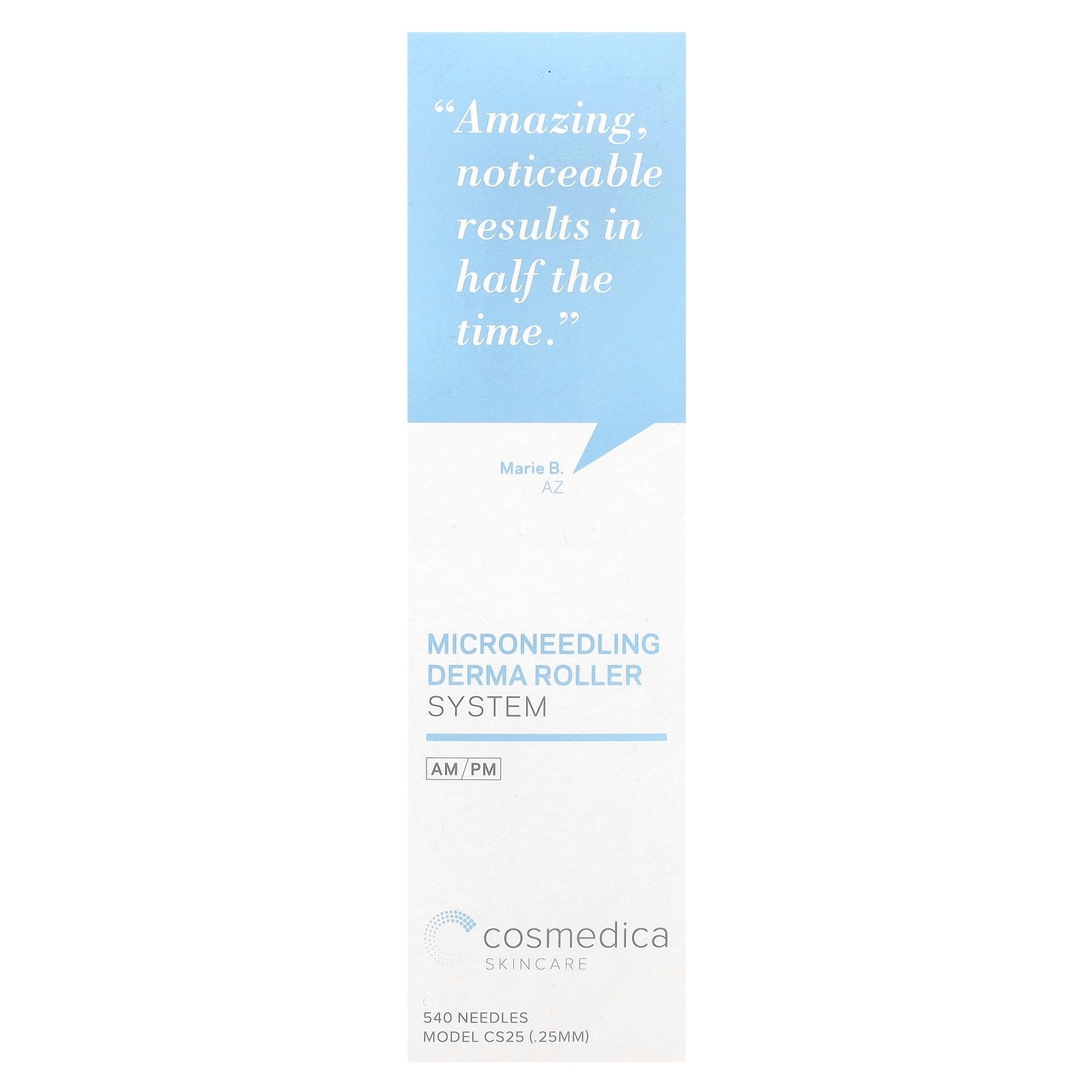 Foto 3 pulgar | Microneedling Derma Roller System Cosmedica Skincare  1 Rodillo - Venta Internacional.
