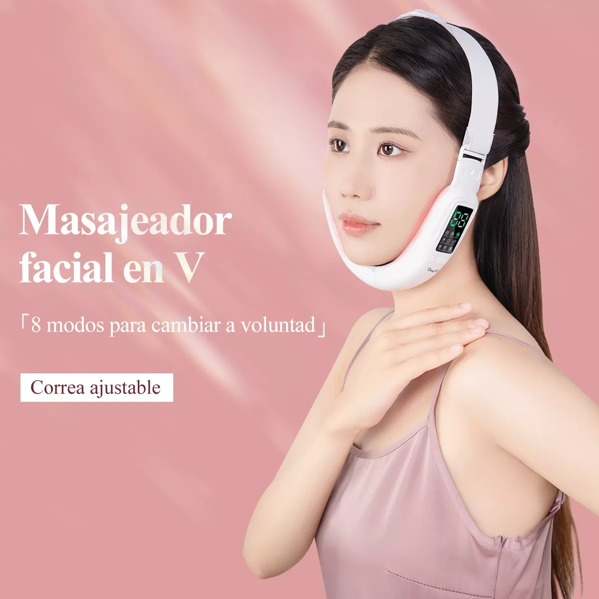 Foto 3 pulgar | Reductora De Papada Masajeador Facial Led Anti Arrugas Eo Safe Imports Esi-16299  Blanco