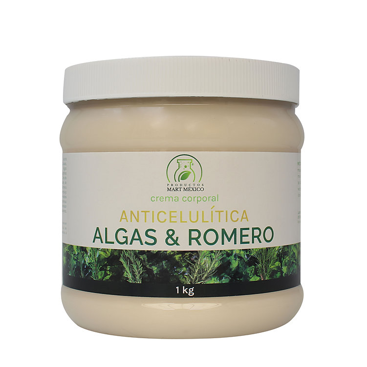 Crema Corporal Anticel con Algas & Romero Reafirma Productos Mart México 1 k