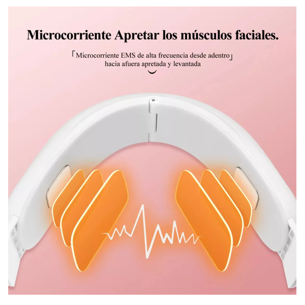 Foto 6 pulgar | Reductora Masajeador Facial Led Anti Arrugas Lab.g, Blanco
