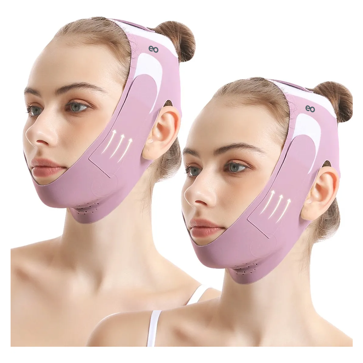 Foto 4 pulgar | 2 Mentonera Faja En Forma V Eo Safe Imports Esi-19935 Rosa