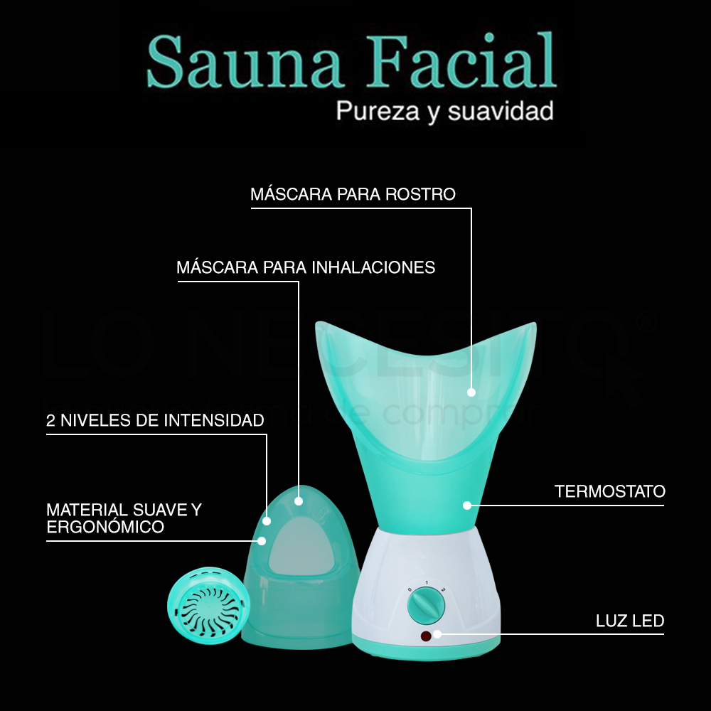 Foto 5 pulgar | Sauna Facial Lo Necesito Spa desde Casa color Verde