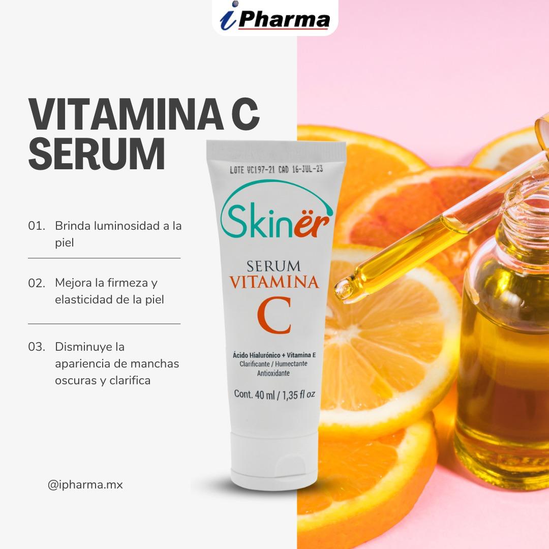 Foto 8 pulgar | Vitamina C Facial Skinër Blíster 40 ml