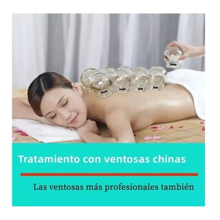 Foto 3 | Ventosas Terapeutica Vidrio Relajación Adelgazamiento Kit 16, Belug Transparente