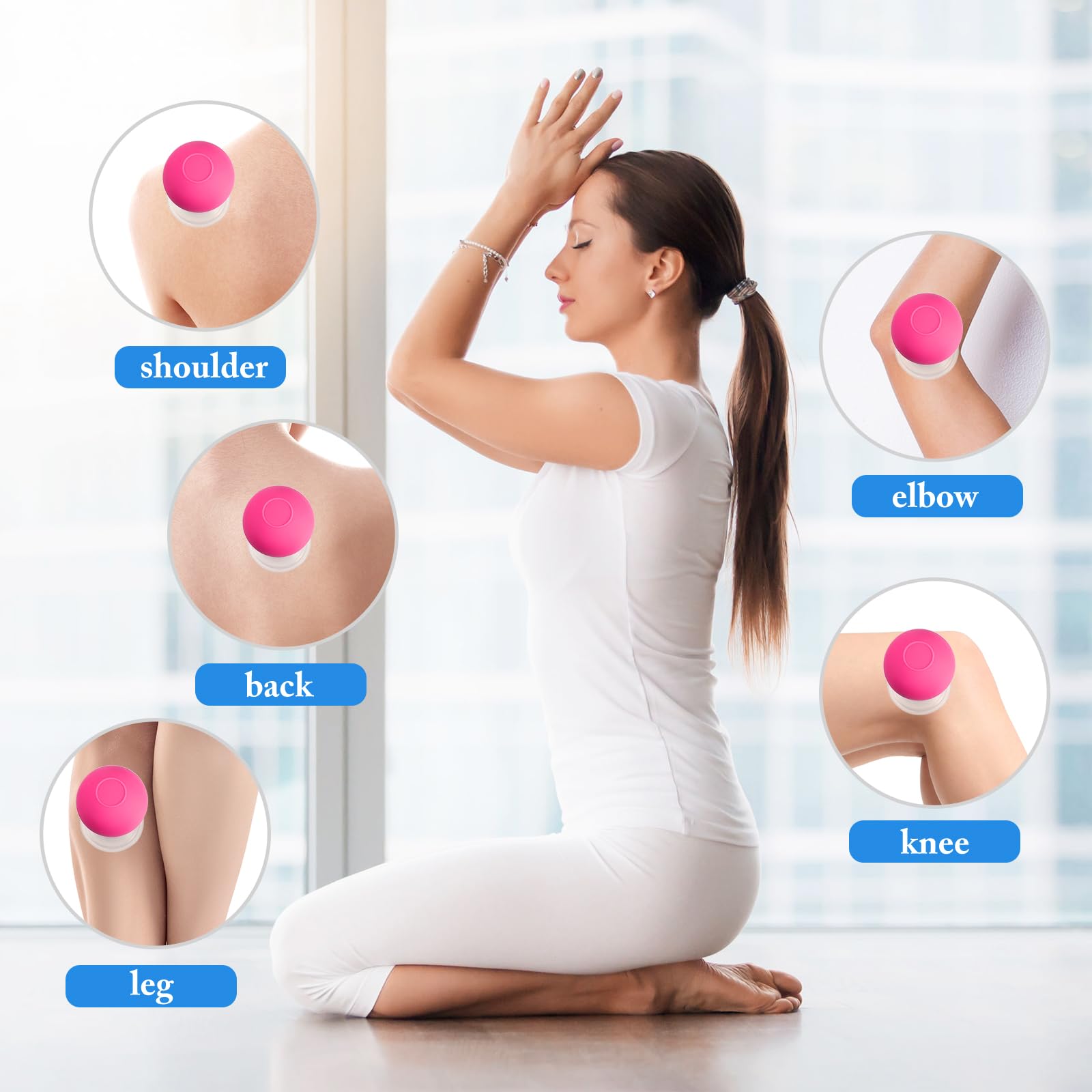 Foto 7 pulgar | Set De Ventosas De Cristal Bbto  4 Piezas  Para Cuerpo  Cara  Piernas  Brazos Y Espalda - Venta Internacional.