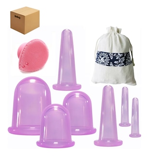 Foto 1 | Ventosas De Silicona Para Masajes 8 Piezas Belug Morado