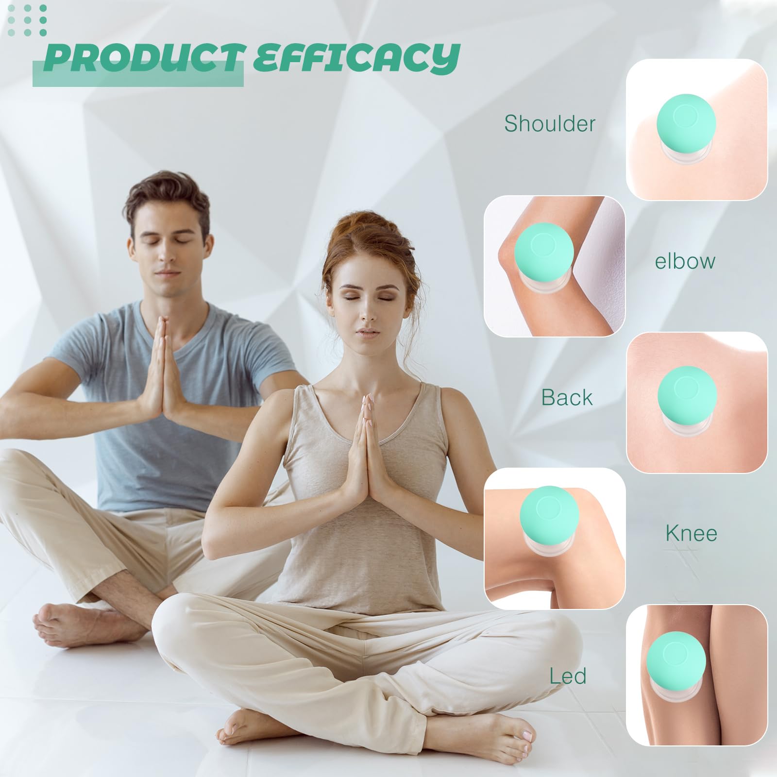 Foto 5 | Juego De Copas Bbto De Vidrio Y Silicona Para Cuerpo  Cara Y Piernas - Venta Internacional.