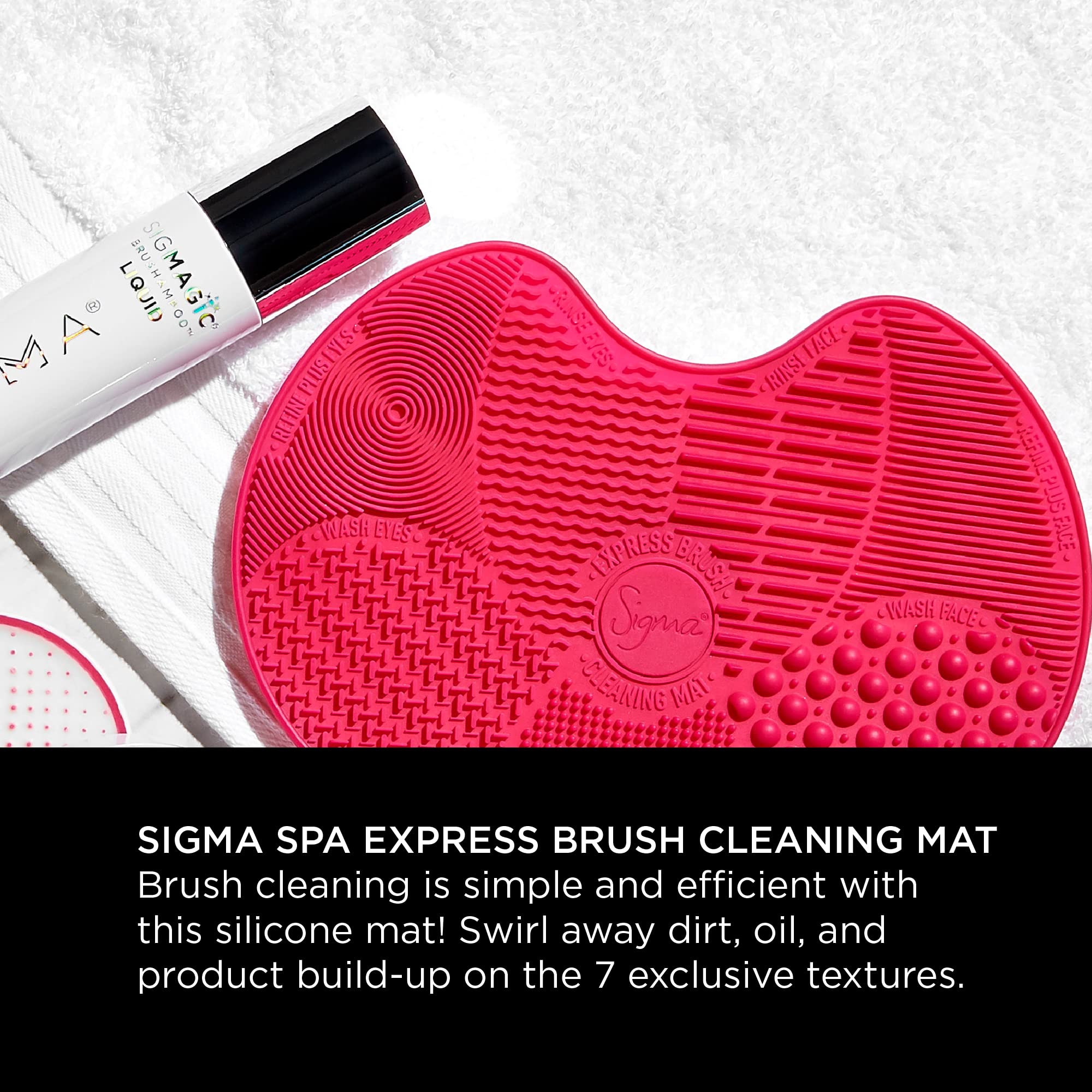 Foto 4 pulgar | Brochas Limpiadoras De Maquillaje Sigma Beauty Sigma Spa Silicone Pink - Venta Internacional.