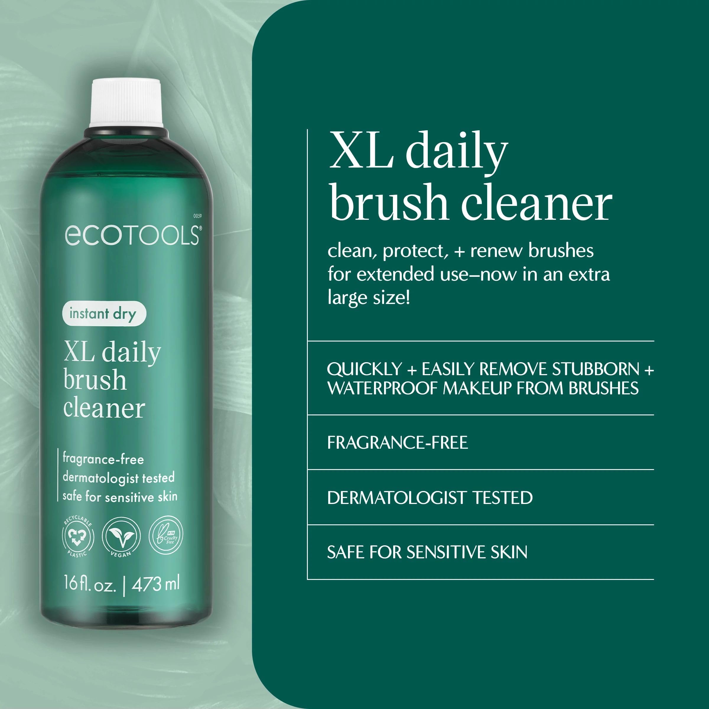 Foto 2 | Limpiador De Brochas De Maquillaje Ecotools Xl, Botella De Reposición Diaria De 473 Ml - Venta Internacional.