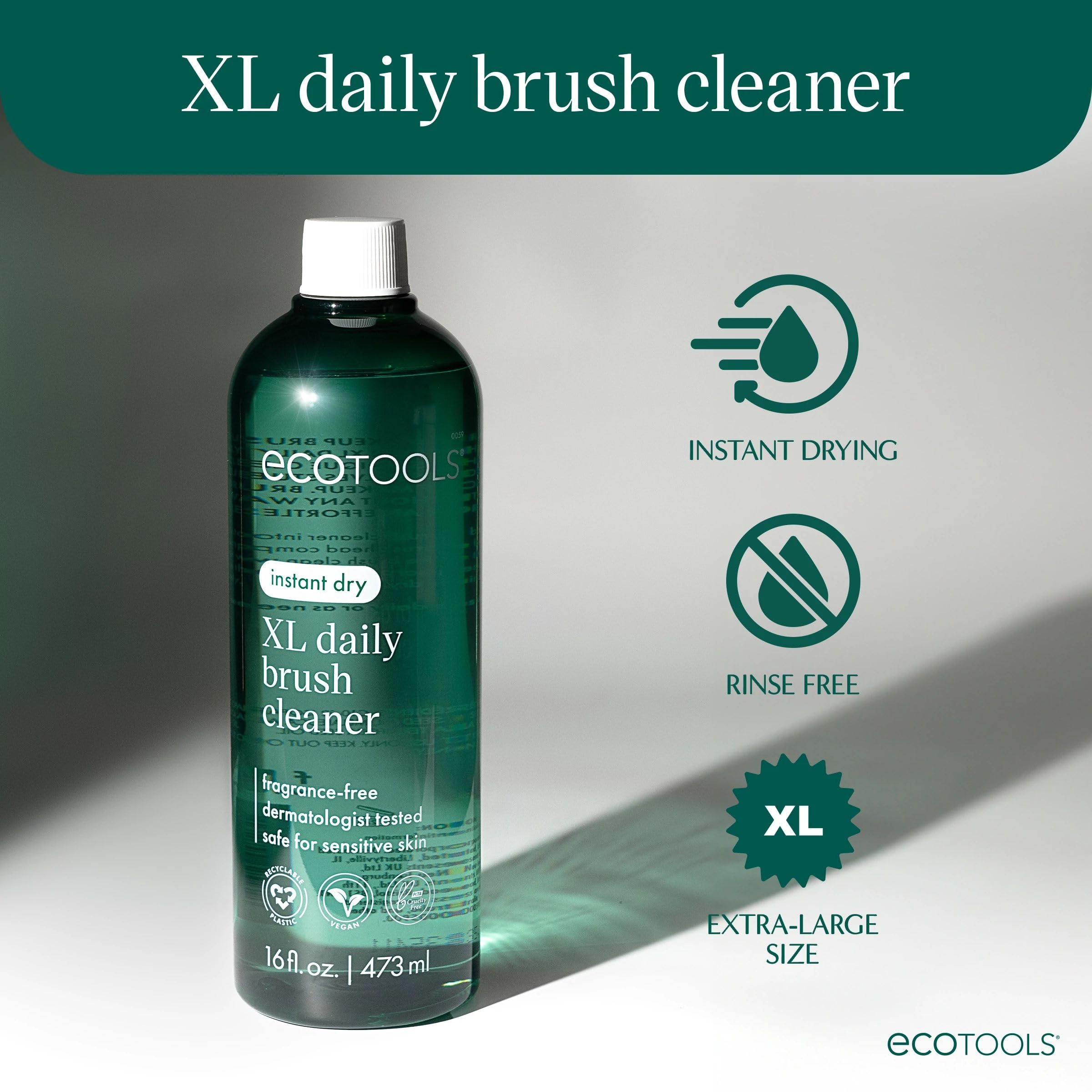 Foto 4 pulgar | Limpiador De Brochas De Maquillaje Ecotools Xl, Botella De Reposición Diaria De 473 Ml - Venta Internacional.