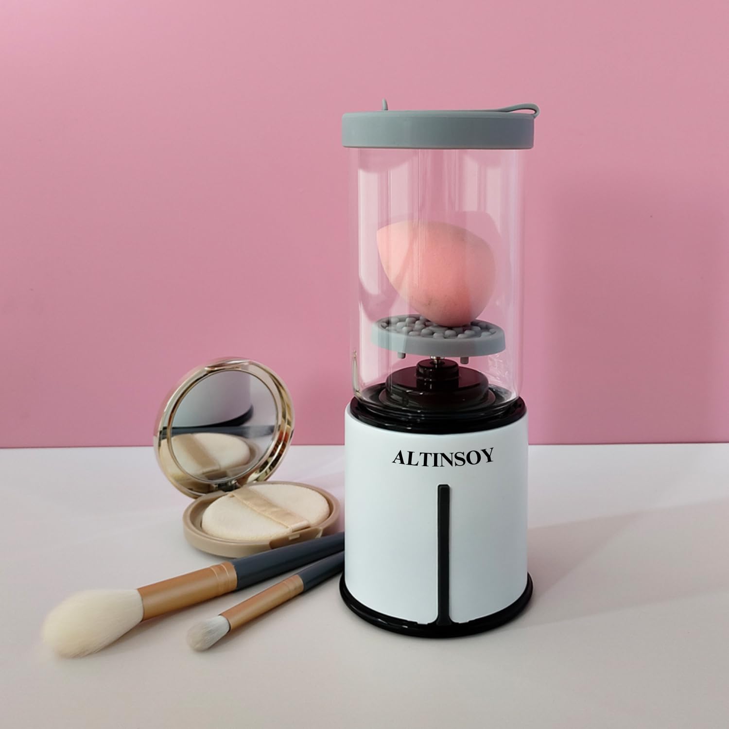 Foto 6 pulgar | Máquina Limpiadora De Brochas De Maquillaje Altinsoy Electric Wireless - Venta Internacional.