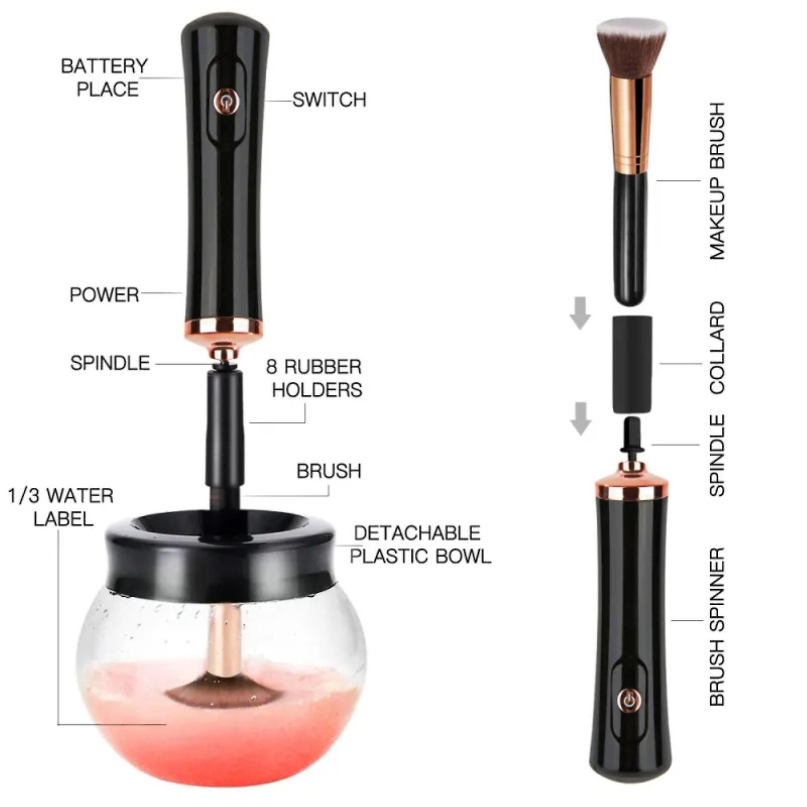 Foto 5 pulgar | Limpiador De Brochas De Maquillaje Huoguo Automatic Quick Dry 310g - Venta Internacional.