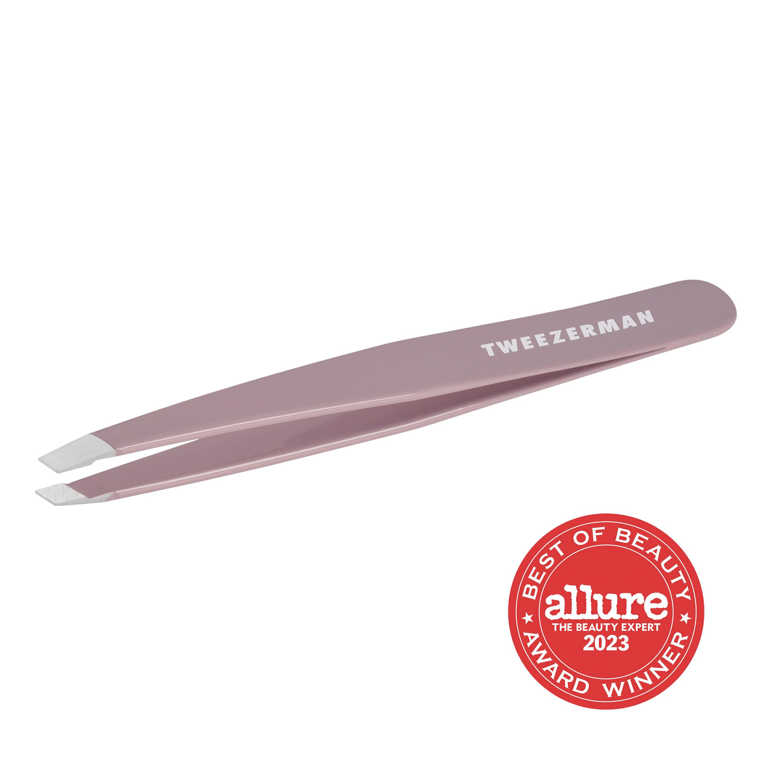Foto 8 pulgar | Pinzas para Cejas Tweezerman Acero Inoxidable Morado - Venta Internacional