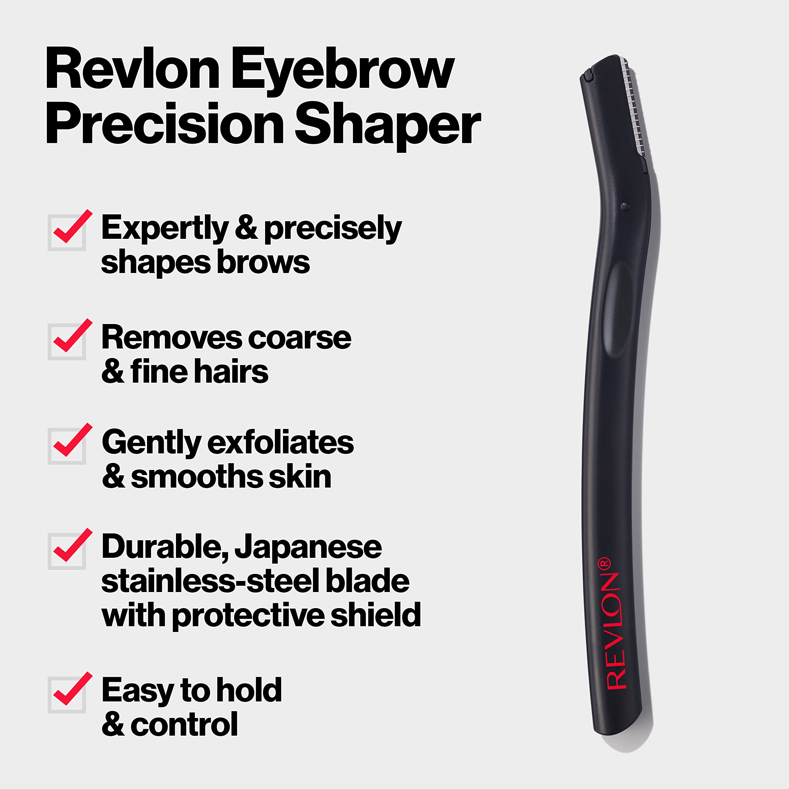 Foto 3 pulgar | Moldeador De Cejas Precision Revlon, Acero Japonés Reutilizable - Venta Internacional.