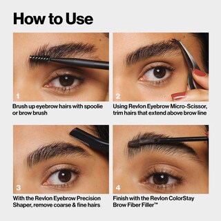 Foto 5 | Moldeador De Cejas Precision Revlon, Acero Japonés Reutilizable - Venta Internacional.