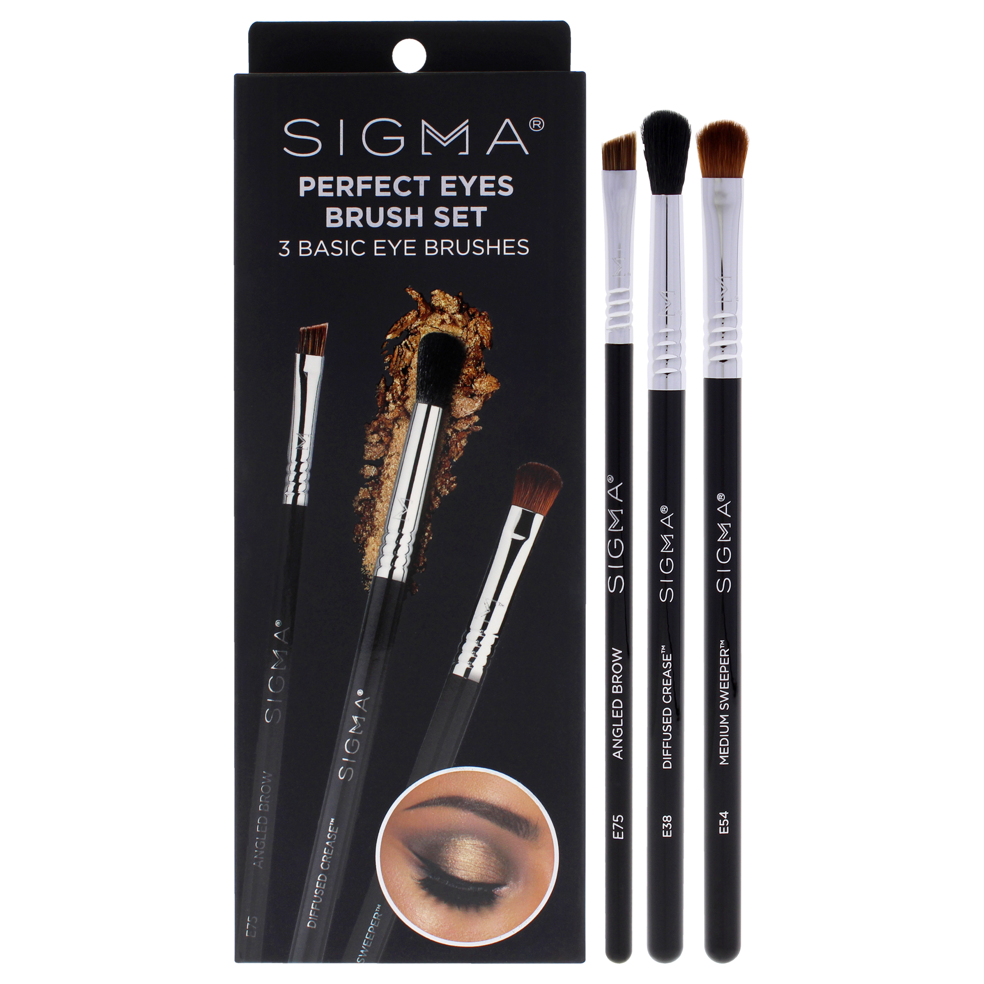 Foto 1 | Set De Cepillos Sigma Perfect Eyes De 3 Piezas Para Mujer - Venta Internacional.