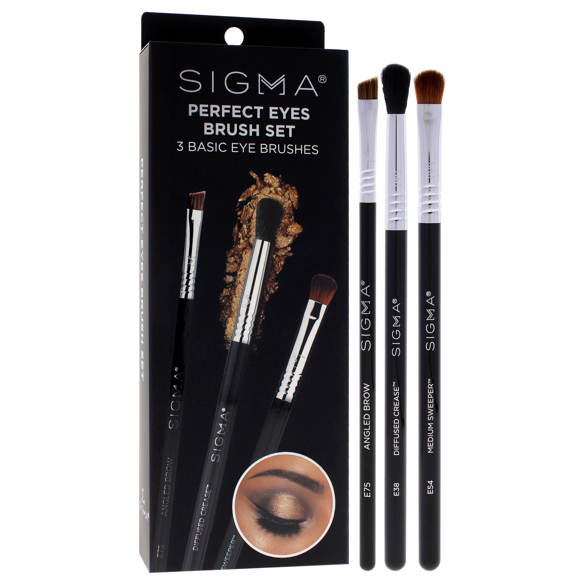 Foto 3 | Set De Cepillos Sigma Perfect Eyes De 3 Piezas Para Mujer - Venta Internacional.