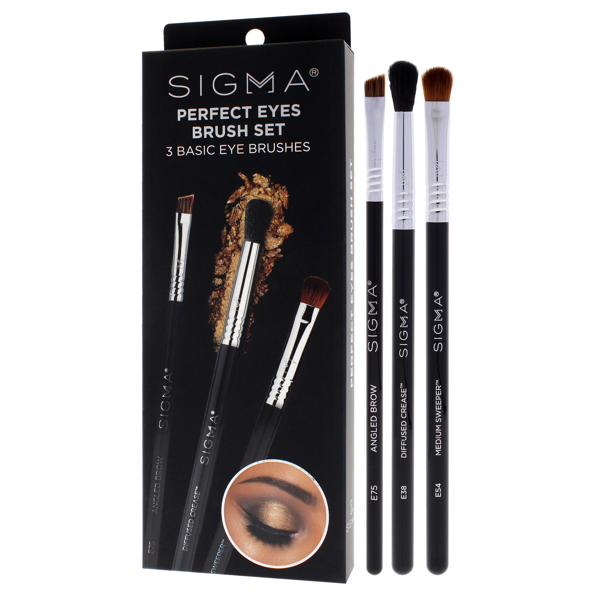 Foto 5 pulgar | Set De Cepillos Sigma Perfect Eyes De 3 Piezas Para Mujer - Venta Internacional.
