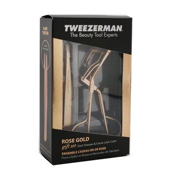 Foto 4 pulgar | Set Tweezerman Rose Gold Slant Tweezer & Classic Lash C - Venta Internacional